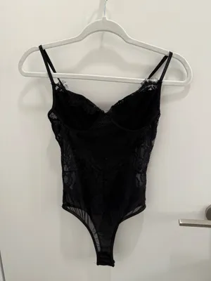 Black Lace Bodysuit thumbnail 3