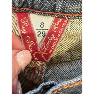 Lucky Brand Blue Mid Rise Flare Regular Length Denim Jeans Women's Size 8/29 thumbnail 5