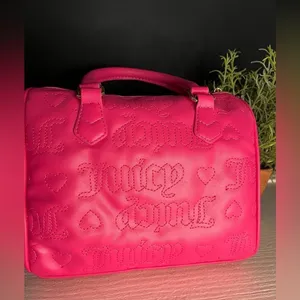 Juicy Couture Fame Satchel Pink Flash Quilted Crossbody NWT thumbnail 6