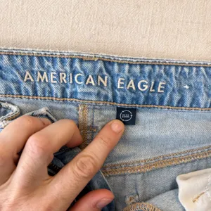 American Eagle‎ Low Rise Maxi Denim Skirt Light Wash Size 000 thumbnail 5