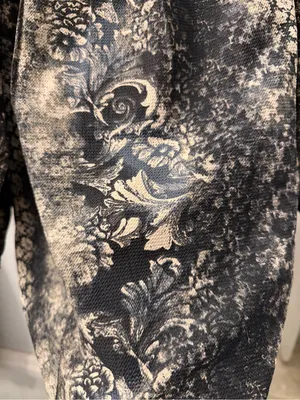 Urban Outfitters Black and Cream Floral Puff Sleeve Mini Dress NWT thumbnail 5