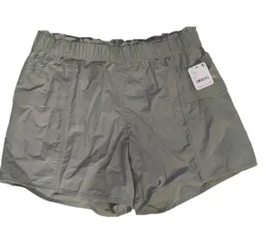 Free people in the wilds grey olive shorts size small thumbnail 1