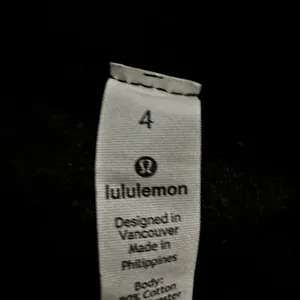 1016. Lululemon Ready to Crush High-Rise Velour Jogger *Full Length Black sz 4 thumbnail 5