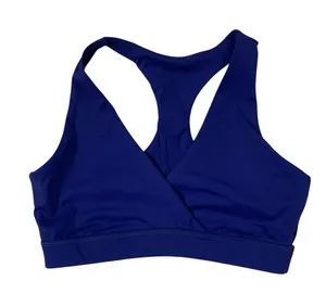 FRN Cobalt Blue Racerback Wrap Sports Bra Workout Gym Yoga Athleisure S thumbnail 1