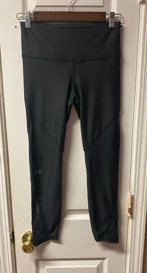 Under Armour Black High-Waist Performance Leggings thumbnail 1