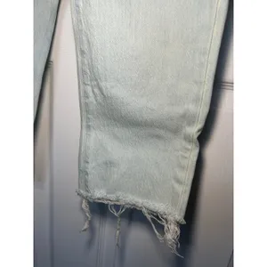Madewell The Curvy Perfect Vintage Jean Light Wash Frayed Hem Denim Size 26‎ thumbnail 3