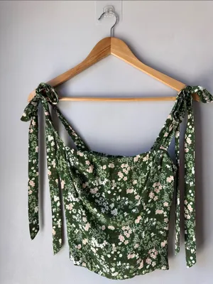 Reformation Floral Ellora Top thumbnail 2