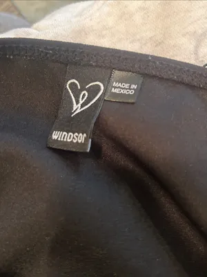 Windsor Black Draped Spaghetti-Strap Mini Dress thumbnail 5