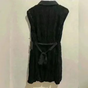 NWT REVOLVE Line &‎ Dot V-neck 100% silk black mini dress thumbnail 2