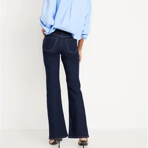 Old Navy High Rise Wow Flare Jeans Dark Wash High Waist Jeans Flared Size 8 thumbnail 3