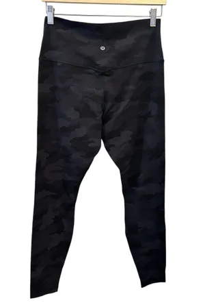 Lululemon Align Pant 28" Size 12 Heritage 365 BLACK Camo Deep Coal Multi NWT thumbnail 5