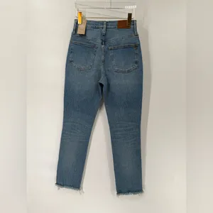NWT Madewell The Perfect Vintage Jeans Womens 25 Ainsworth Wash AF691‎ Raw Hem thumbnail 4