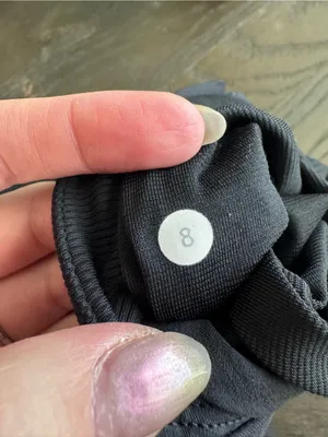 Lululemon Studio Crop Deep Coal Size 8 thumbnail 14
