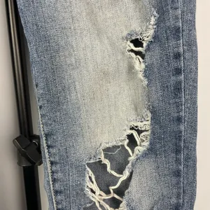 Kancan Light Blue Distressed Destroyed KC11004‎ Skinny Jeans thumbnail 2
