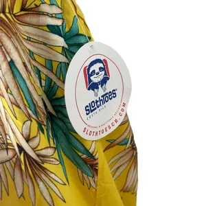 NWT SlothToes Costa Rica Women's Size‎ XS Yellow Tropical Vacation Mini Dress thumbnail 4