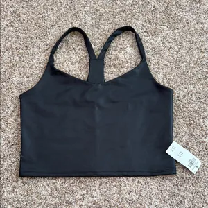 Abercrombie & Fitch Black Crop Top Razor Back Tank thumbnail 1