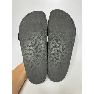 Birkenstock Arizona Sandals Mens‎ 8 ladies 10 black Suede Double Strap Slides thumbnail 7