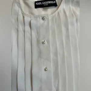 Karl Lagerfeld sleeveless blouse NWOT thumbnail 4