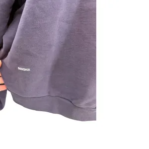 PANGAIA Purple Organic Cotton‎ Mock Neck Oversized Sweatshirt Size Small thumbnail 6