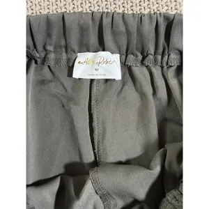 ALLIE ROSE Women's Black‎ Lightweight Green Joggers Cargo Size Medium thumbnail 3