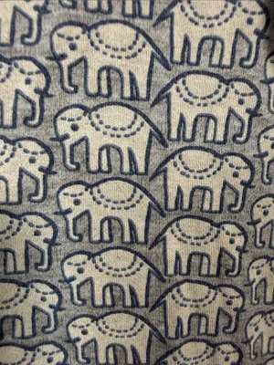 Roller Rabbit Hathi Pajama Set in the Heather Grey W2561 Sz XL thumbnail 5