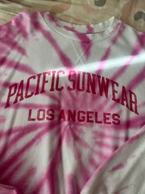 PacSun Logo Tie Dye Sweatshirt thumbnail 4