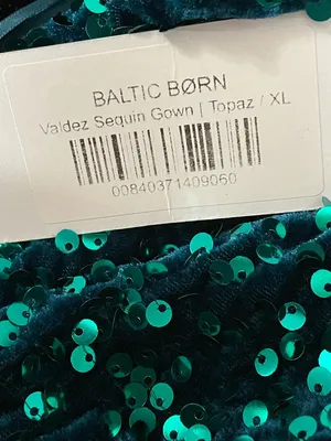 Baltic Born Valdez Sequin Maxi Dress in Topaz thumbnail 10