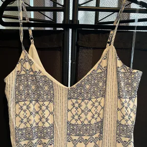 Emily Wonder Blue and White Maxi Sundress - Size L - NWT thumbnail 7