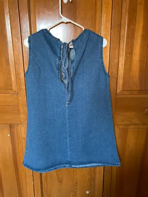 SheIn Denim Shift Mini Dress thumbnail 3