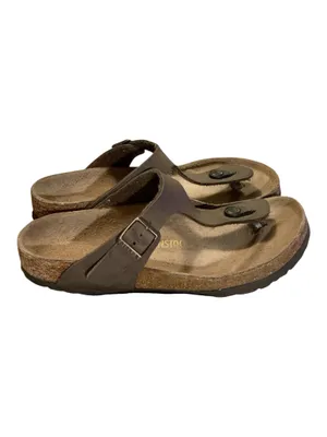 Title: Birkenstock Gizeh Mocha Thong Sandals - Size 38 (US Women's 7) thumbnail 3