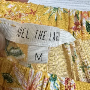 Anthropologie Abel‎ the Label Yellow Floral Hi-Low Maxi Dress Medium Gypsy Boho thumbnail 8