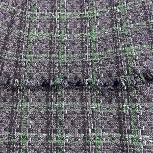 Sail to Sable Tweed Short Sleeve Shift Dress Tiered Hem Navy Blue/Green Size 6 thumbnail 10