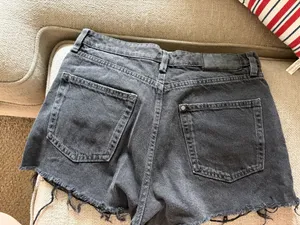Black Jean Shorts Size 4 thumbnail 2