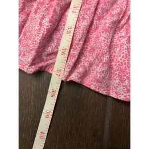 Crown & Ivy Dress XL Pink Floral Ruffle Hem Tassel Boho Preppy Shift thumbnail 5