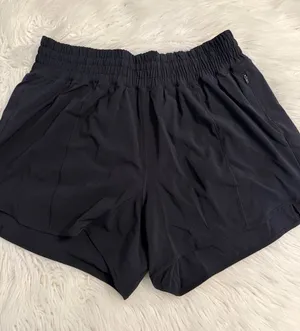 CRZ YOGA Black Women's Athletic Shorts with Elastic Waist size XL brand new thumbnail 1