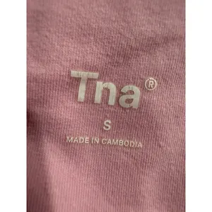 Tna Aritzia Womens High Waisted Biker Shorts Light Pink Size S Activewear‎ 3204 thumbnail 5