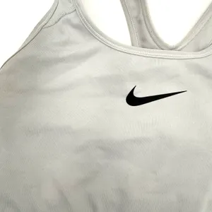 Nike Dr-Fit White Swoosh Sports Bra Size Medium thumbnail 2