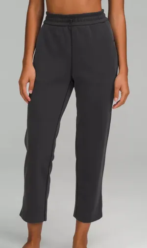 lululemon softstreme brushed Women's Charcoal Straight Leg Track Pants 14 thumbnail 1