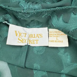 Victoria's Secret Vintage 80s/90s L Gold Label Satin Chemise Babydoll Slip Dress thumbnail 8