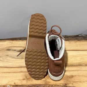 Sperry Maritime Cruz Waterproof Brown Leather Ankle Boot Size 9 B102‎ thumbnail 9