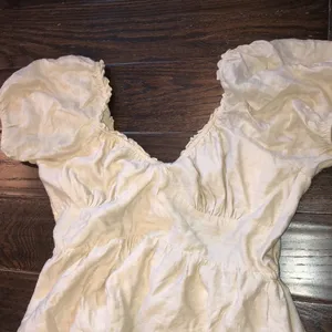 Forever 21 ivory color maxi dress size XLarge boho thumbnail 4