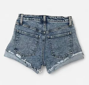 🪁 tgla Blue Jean Shorts Size 25 thumbnail 3