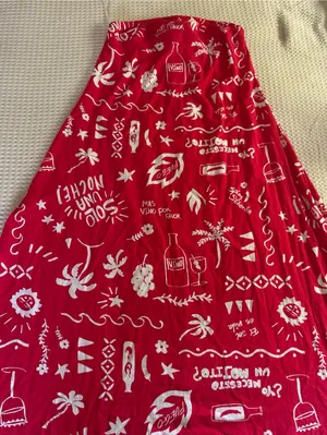 Paper Heart for Anthropologie Women’s red Maxi Dress XL ***see description thumbnail 1