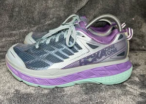 ⁠Hoka One One Stinson ATR 4 Trail Running Shoes Women's 8.5 Tradewinds Purple⁠ thumbnail 1