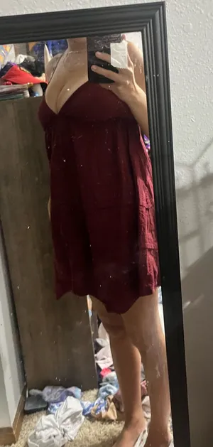 Dark Red Wild Fable Dress thumbnail 1