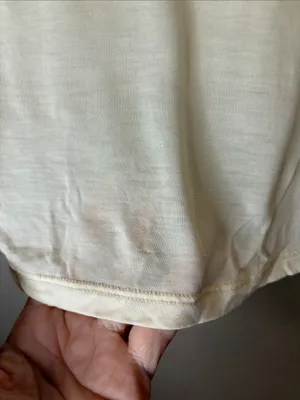 Mango Selection Women’s Combined Lyocell Top Size Small Cream Layered thumbnail 8