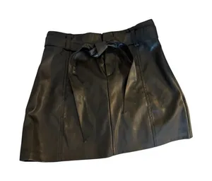 Vestique Black Faux Leather Skirt Women Medium thumbnail 1