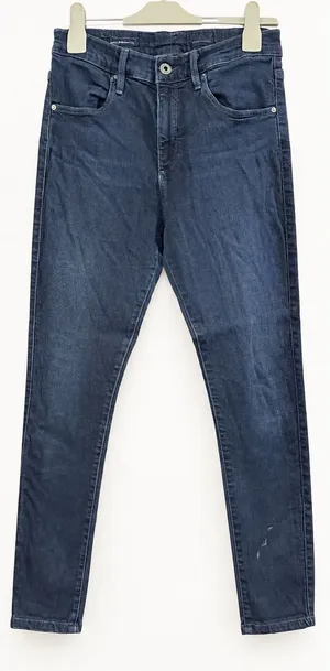 AG Adriano Goldschmied The Farrah Skinny High Rise Jeans Dark Blue 30R DMS1379 thumbnail 1