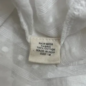 Jennifer & Grace Eyelet Ruffle‎ Blouse M Boho Pirate Victorian Peasant Bride thumbnail 6
