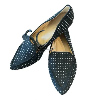 Time & True Flats Studded Women 10 Black Dressy Slip On Casual Pointed Toe thumbnail 1